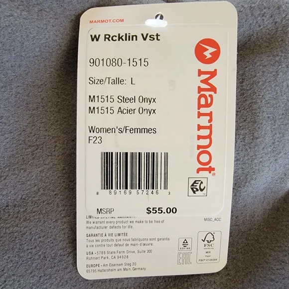 Marmot Rocklin Fleece Vest - Picture 6 of 6